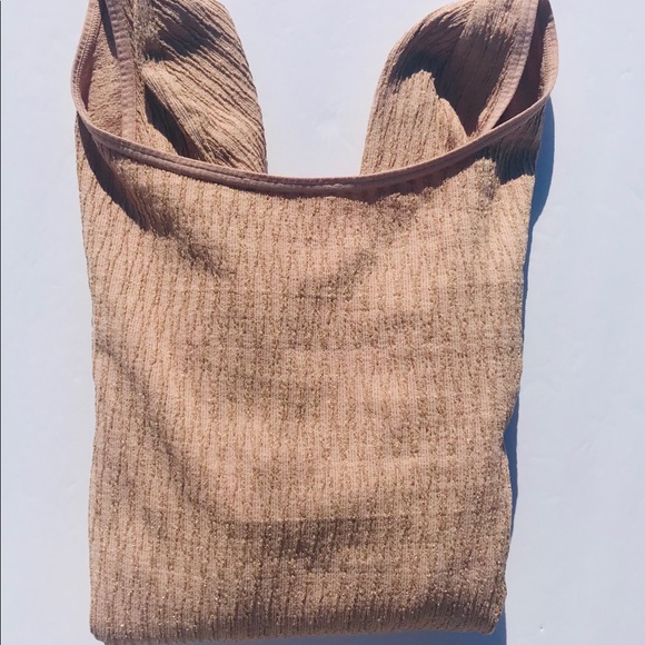 #HP💥🥳 FreePeople Sprinkled In Gold Bodysuit ⚡️ - Picture 2 of 6